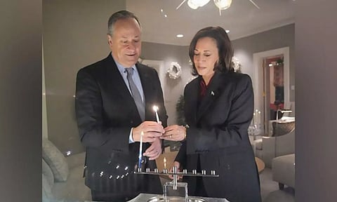 US Vice President Kamala Harris and Second Gentleman Douglas Emhoff (Image: ANI)