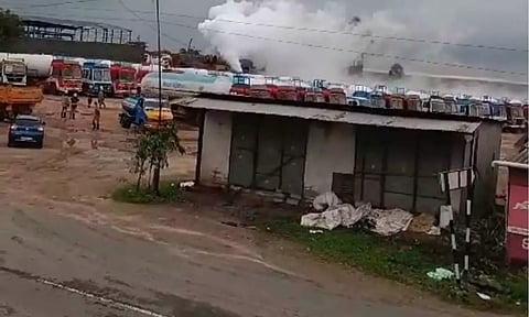 Visual from the spot.