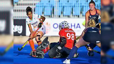 Team India in action (Photo- HI Media)