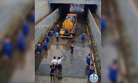 Water has been drained out at Korattur Subway