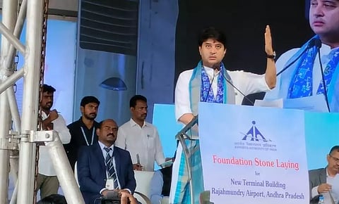 Civil Aviation Minister Jyotiraditya Scindia