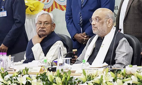 Nitish Kumar and Amit Shah (PTI)