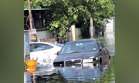 Flood affected vehicles