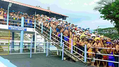 Still from Sabarimala pilgrimage