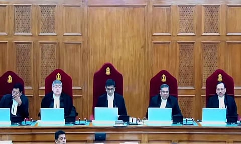 SC unanimously upheld the Centre govt's decision of August 2019 to abrogate Article 370. (PTI)