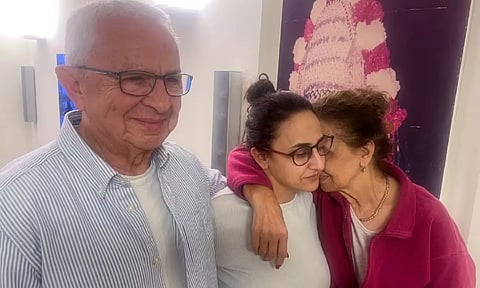 Sharon Alony-Cunio, who was kidnapped with her daughters Emma and Julie and husband David Cunio