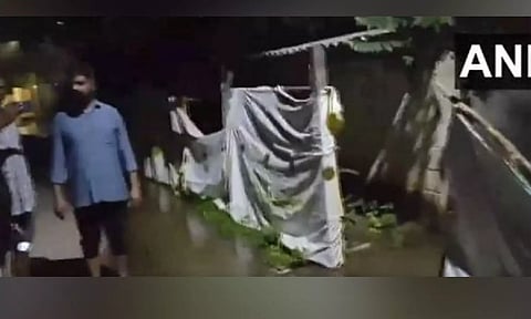 Several residential areas in Kancheepuram witness waterlogging on Tuesday morning