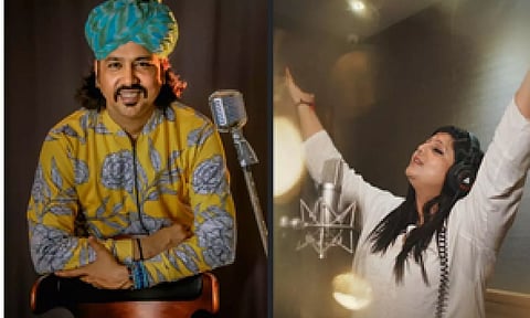 Rajasthani folk and playback singer, Mame Khan: singer Suvarna Tiwari