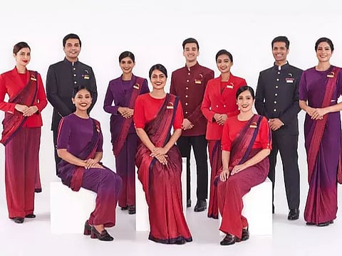 Air India's new uniform designed by Manish Malhotra