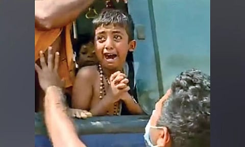 DeTect: Clip of weeping child shared out of context