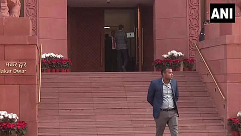 High Security outside Parliament (Photo/ANI)