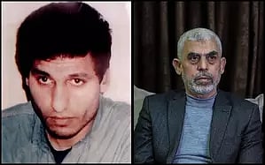 Yahya Sinwar and Mohammed Dief 