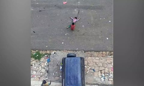 DeTect: Image of child’s body being dragged not from Gaza