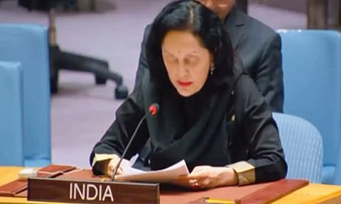 India's Permanent Representative to UN, Ruchira Kamboj (X/@IndiaUNNewYork)