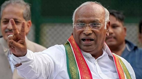 Congress president Mallikarjun Kharge
