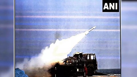 IAF’s in-house developed ‘SAMAR’ air defence missile system successfully tested. (Photo/ANI)