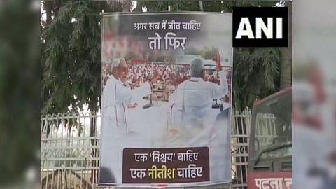 Posters put up in Patna (ANI)
