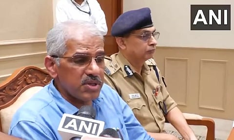 Tamil Nadu Chief Secretary Shiv Das (Scrrengrab from a video)