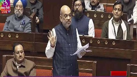 Union Home Minister Amit Shah (Photo/Sansad TV)