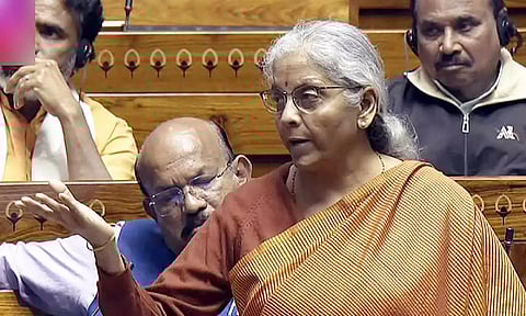 Union Finance Minister Nirmala Sitharaman. (ANI)