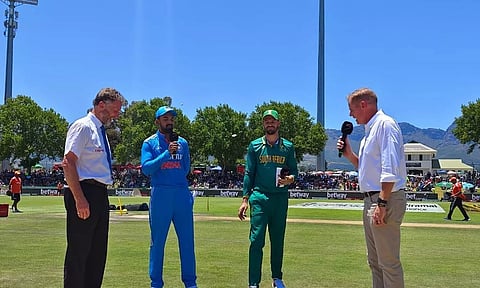 South Africa won the toss and chose to bowl against India (Photo: BCCI)