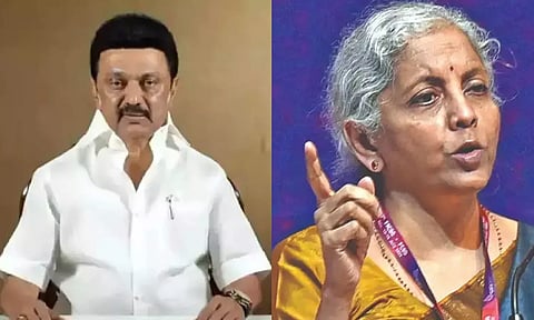 MK Stalin; Nirmala Sitharaman