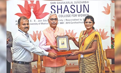 The conference began with a speech by S Padmavati, principal of the college.