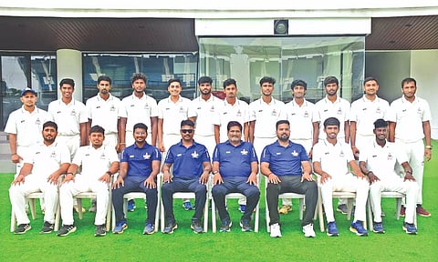TNCA Senior Colts ‘B’ team that toured Mumbai,
