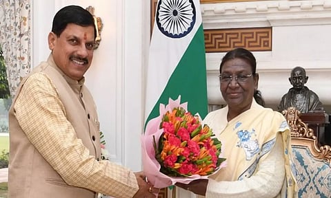 Madhya Pradesh CM calls on President Droupadi Murmu (ANI)