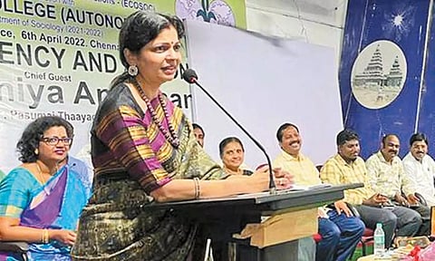 Sowmiya Anbumani. Daily Thanthi