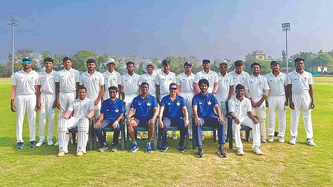 The TNCA Junior Colts ‘B’ team that toured Hyderabad recently