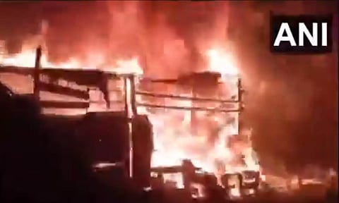 Visual from the spot. (ANI)