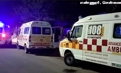 Visual from the spot. (Daily Thanthi)