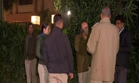 Police officials on the spot (ANI)