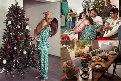 Jennifer Winget's Christmas celebration