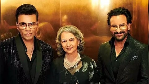  Sharmila Tagore, Saif Ali Khan, Karan Johar (IANS)
