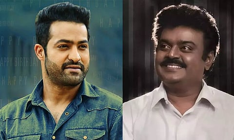 Jr NTR; Vijayakanth (File)