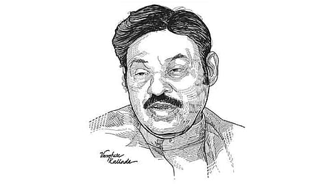 President Paarivendhar (Illustration by Varghese Kallada)