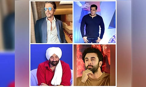 Shah Rukh Khan; Salman Khan; Sunny Deol; Ranbir Kapoor