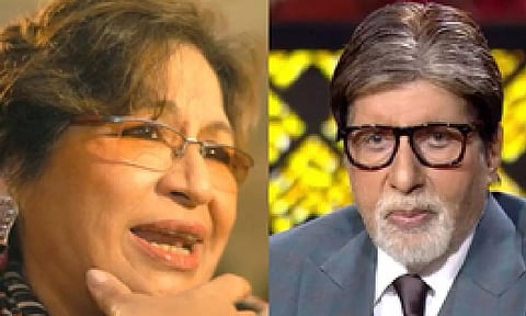 Actress Helen; Amitabh Bachchan 