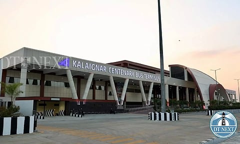 Kilambakkam bus terminus (Photo: Manivasagan.N)