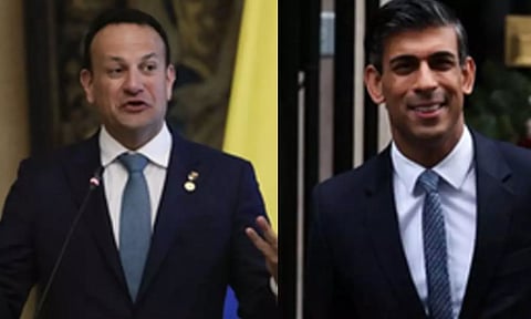 Leo Varadkar And Rishi Sunak (IANS)