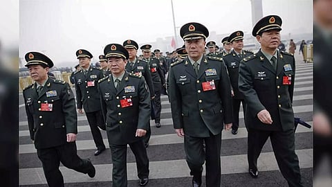 Generals of the People’s Liberation Army (PLA) (File)