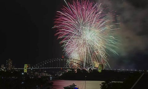 Fireworks at Sydney Harbour (AP)