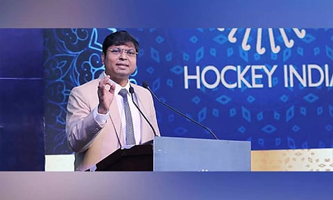 Hockey India president Dilip Tirkey (HI Media)
