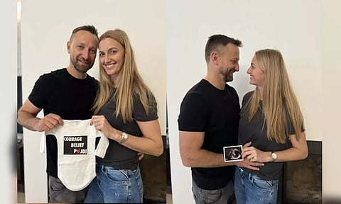 Petra Kvitova shares on X her pregnancy news (X/Petra Kvitova) 