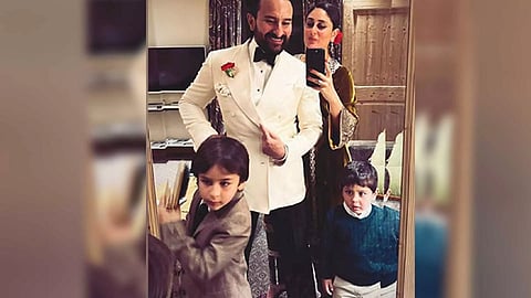 Kareena Kapoor Khan, Saif Ali Khan with their kids (Instagram)