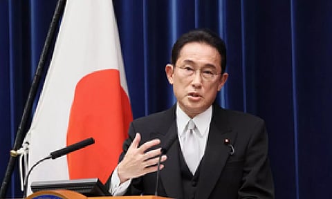 Japanese Prime Minister Fumio Kishida