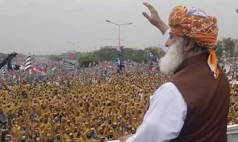 Pakistan’s Jamiat Ulema-e-Islam-Fazl (JUI-F) Chief Maulana Fazlur Rehman (IANS)