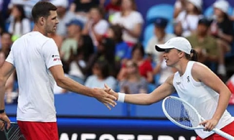 Hubert Hurkacz and Iga Swiatek (IANS) 